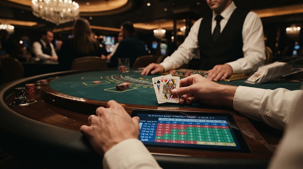 Blackjack Masalarında Temel Strateji 4 Altın Kural ve Taktik